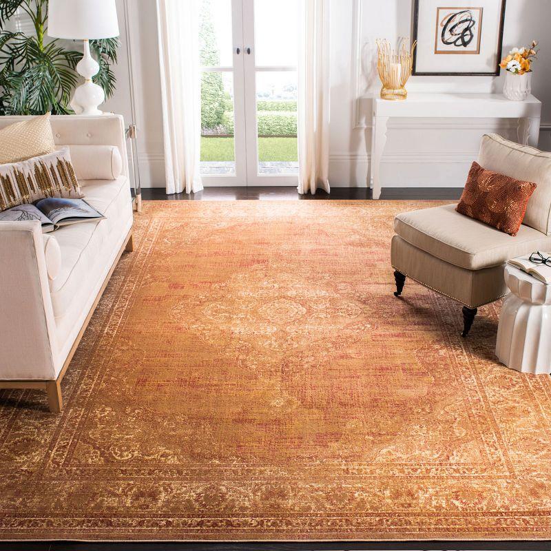 Vintage VTG112 Power Loomed Indoor Skid-Resistant Area Rug - Taupe - 7'6"x10'6" - Safavieh