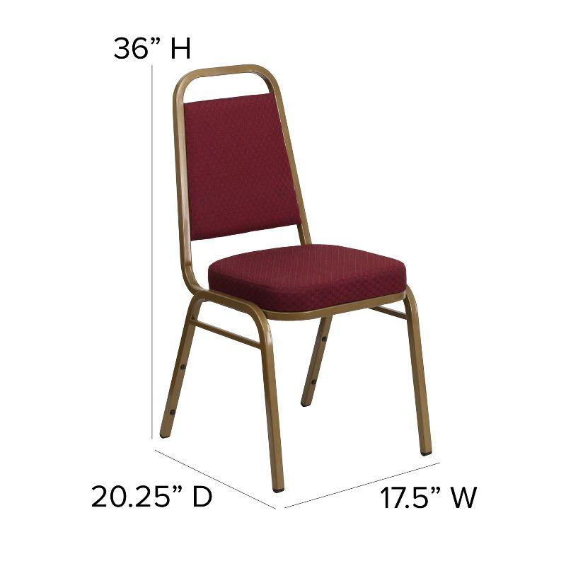 Amaya Trapezoidal Back Stacking Banquet Chair with 2.5" Thick Seat