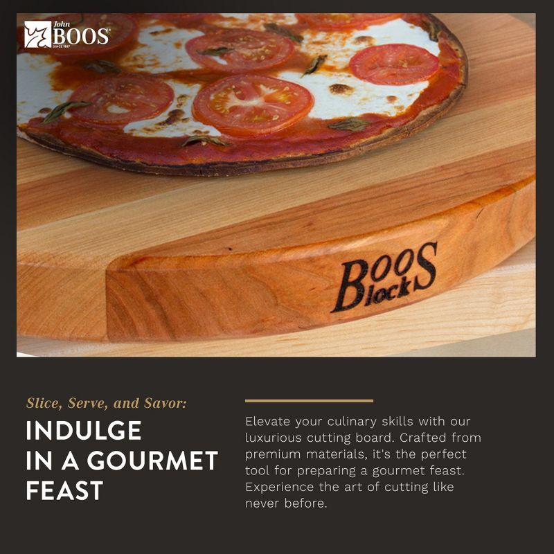 John Boos John Boos 18" Round Cutting Board, 1.5" Edge Grain