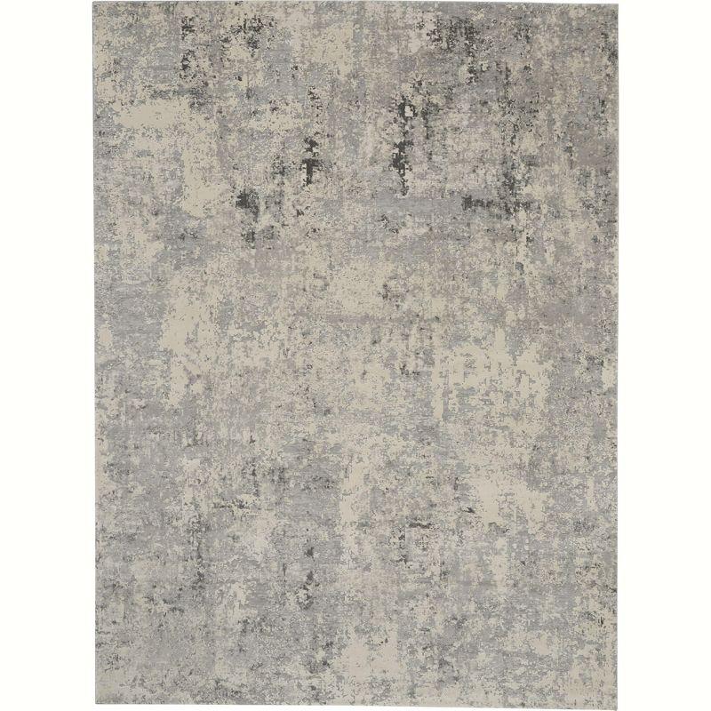 Nourison Rustic Textures Modern Indoor Area Rug Grey/Beige 7'10" x 10'6"