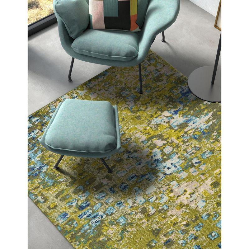 Unique Loom 5' 1 x 8' 0 Jardin Ivy Green Area Rug