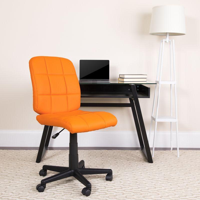 Emma and Oliver Mid-Back Quilted Vinyl Swivel Task Office Chair