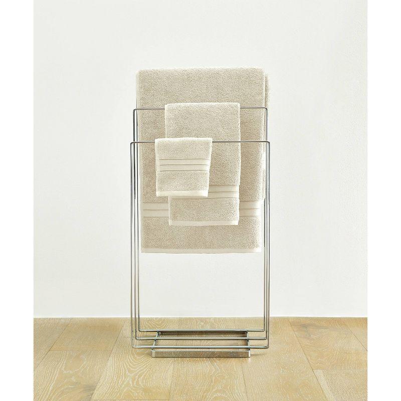 6pc Liam Performance Towel Set Ivory - Blue Loom