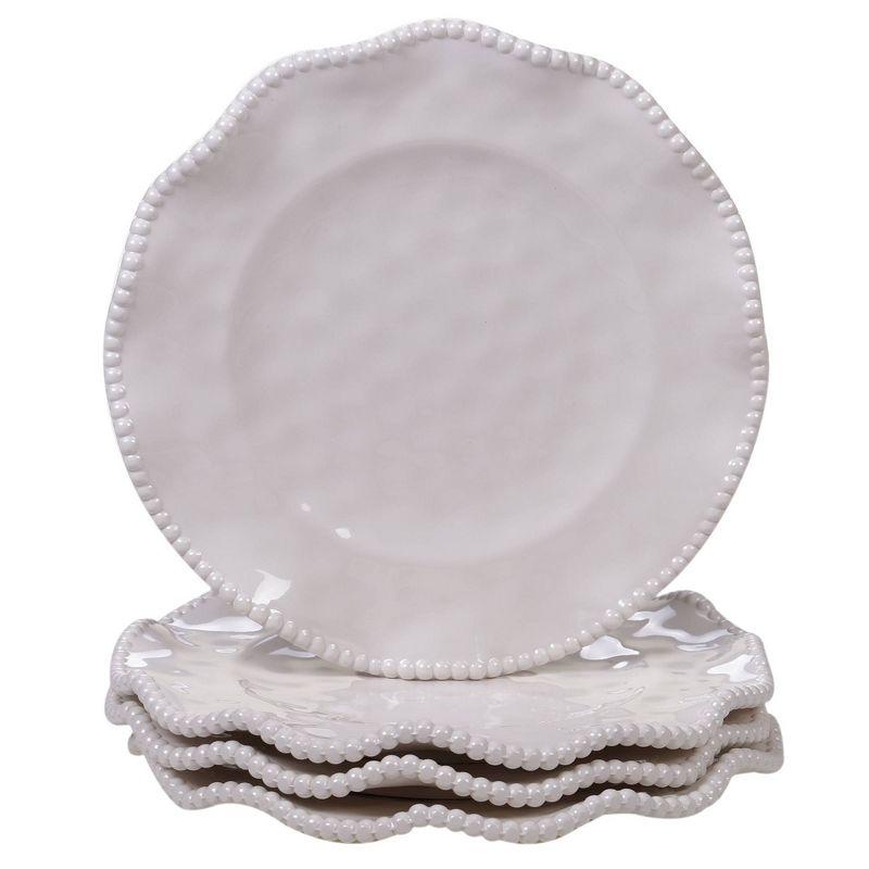 Certified International Perlette 12 Piece Melamine Dinnerware Set, Service For 4