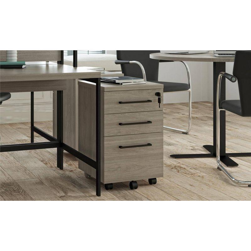 Parkside Mobile File Cabinet Light Brown - Ameriwood Home