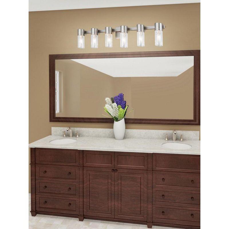 Livex Lighting Midtown 6 - Light Vanity in  Brushed Nickel