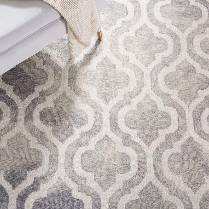 Dip Dye DDY537 Hand Tufted Accent Rug - Grey/Ivory - 2'x3' - Safavieh.