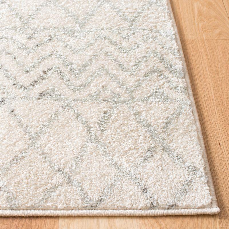 Tulum TUL270 Power Loomed Runner Rug - Ivory/Grey - 2'x7' - Safavieh.