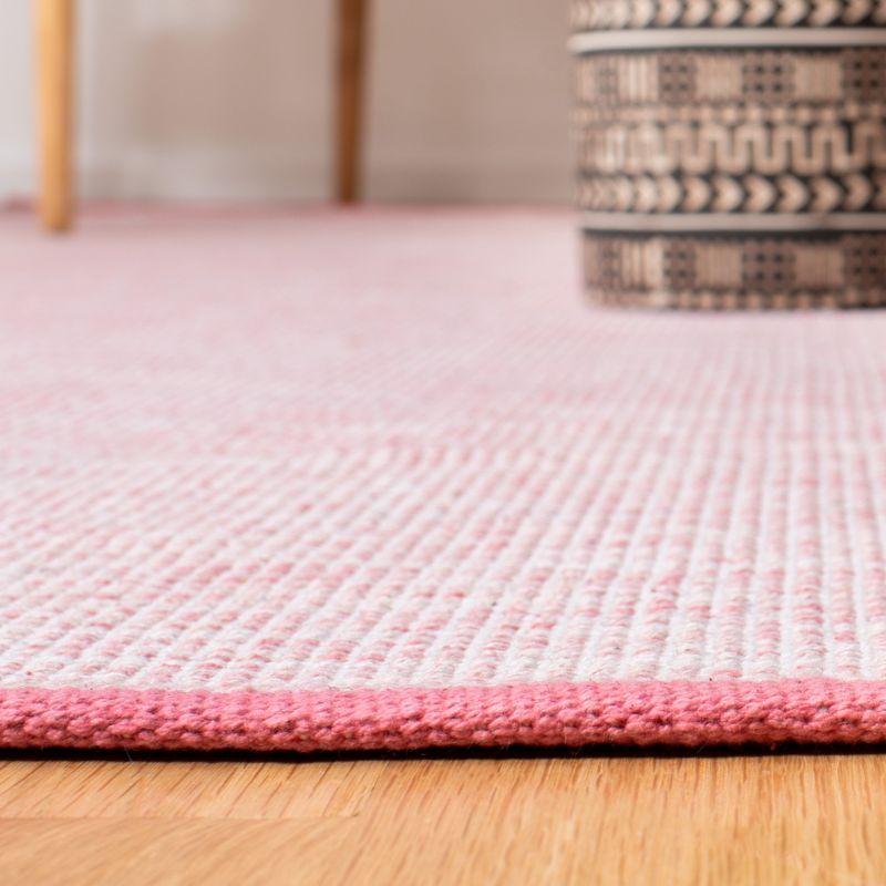 Montauk MTK250 Hand Woven, Flat Weave Indoor Accent Rug - Pink/Fuchsia - 4'x6' - Safavieh