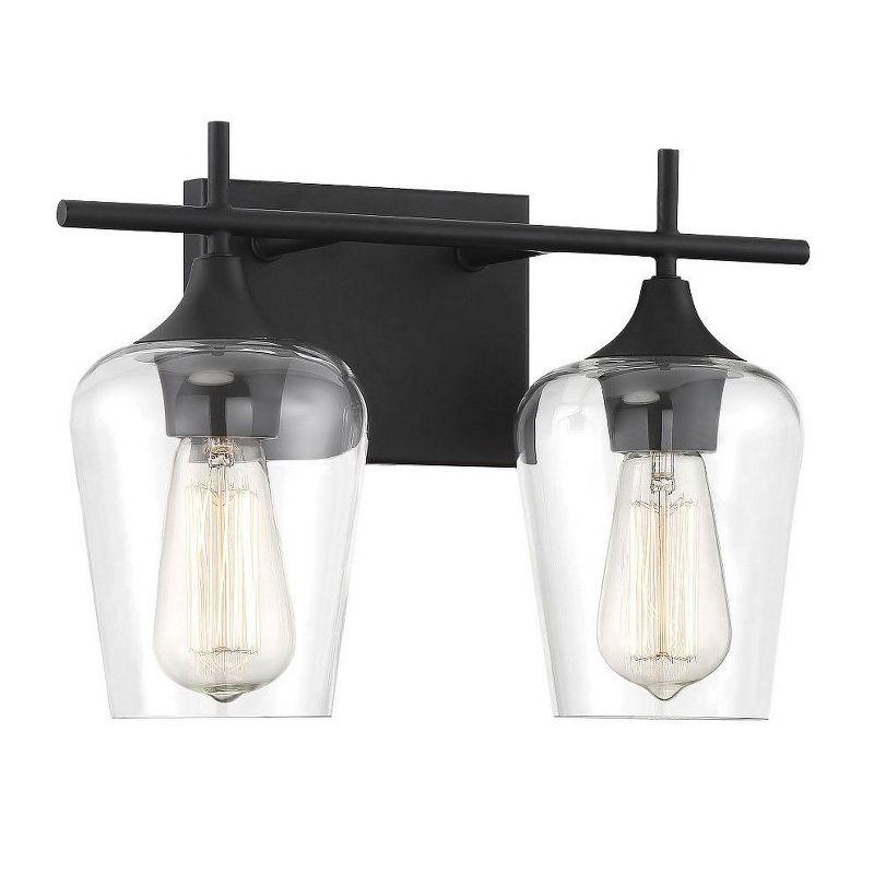 Savoy House Octave 2 - Light Vanity in  Black