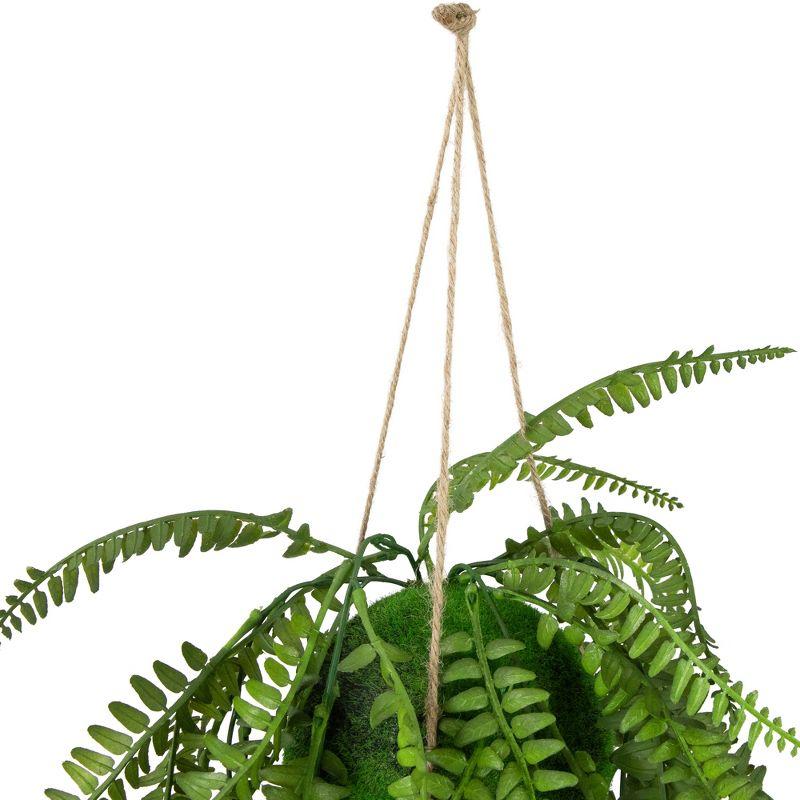 Northlight Seasonal 18'' Faux Fern Plant in Basket | Wayfair