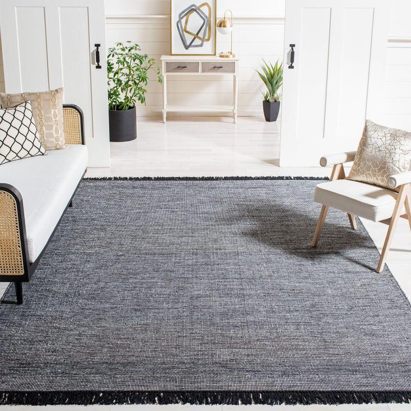 Montauk MTK620 Hand Woven Area Rug - Charcoal/Black - 6'x9' - Safavieh.