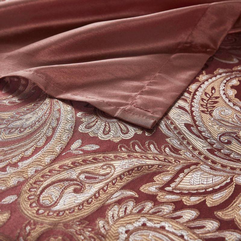 Madison Park Aubrey Paisley Jacquard Shower Curtain