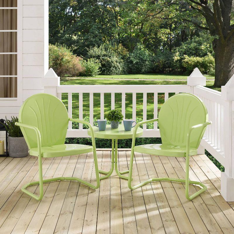 Griffith 3pc Outdoor Conversation Set - Key Lime - Crosley