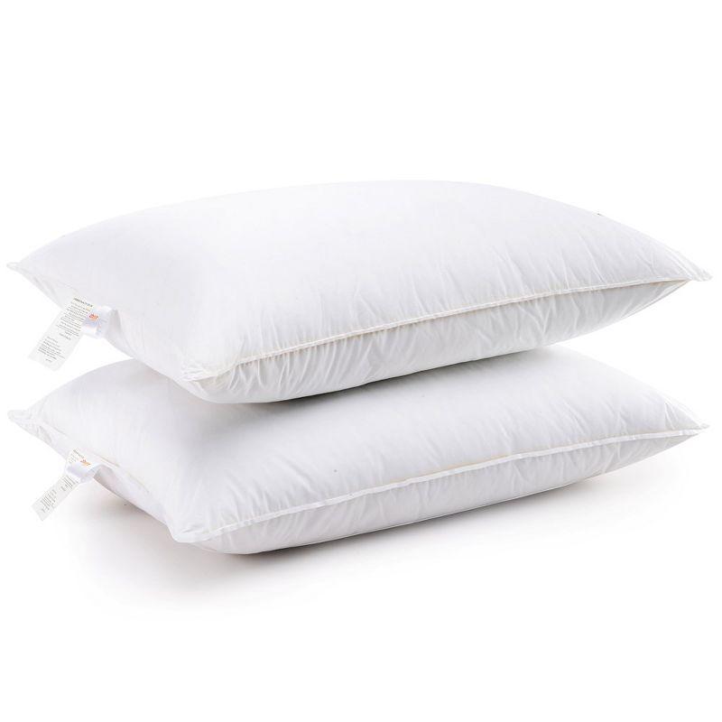 Cheer Collection Plush White Bed Pillows