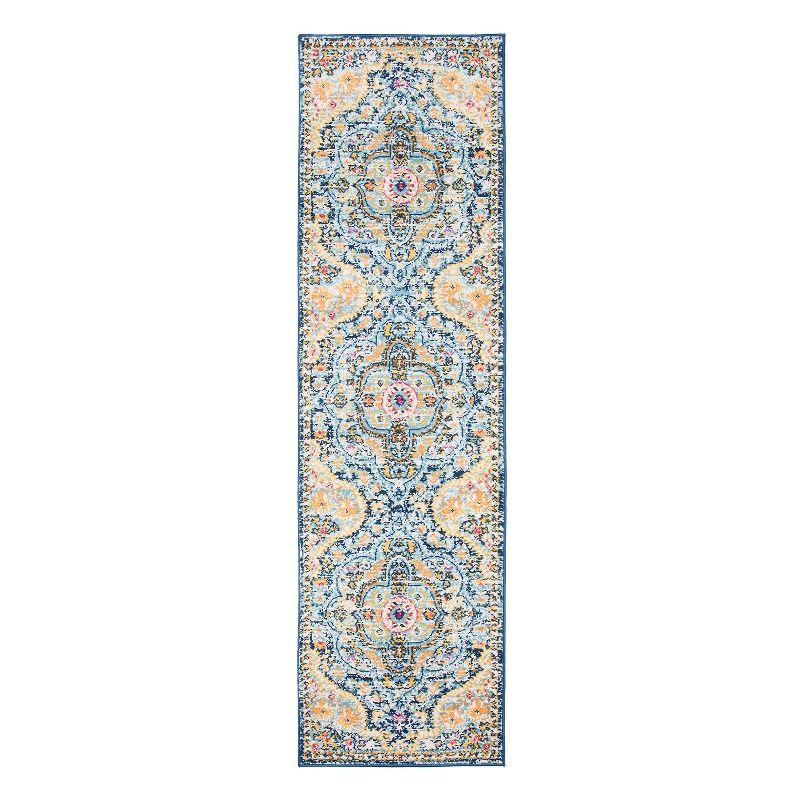 World Rug Gallery Distressed Vintage Bohemian Area Rug