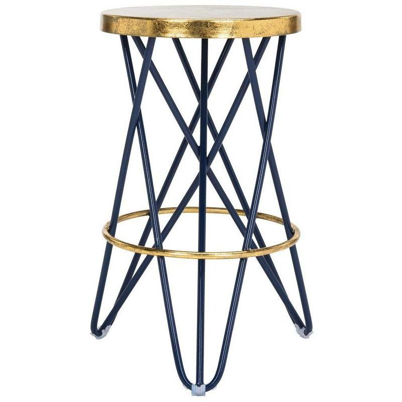 Lorna Gold Leaf Counter Stool  - Safavieh