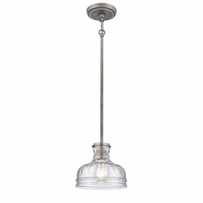 Elk Home Orinoco 1 - Light Pendant in  Weathered Zinc