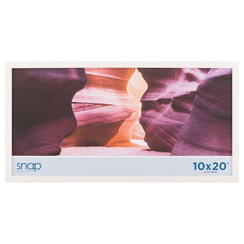 SNAP 10"x20" Basic Photo Frame White