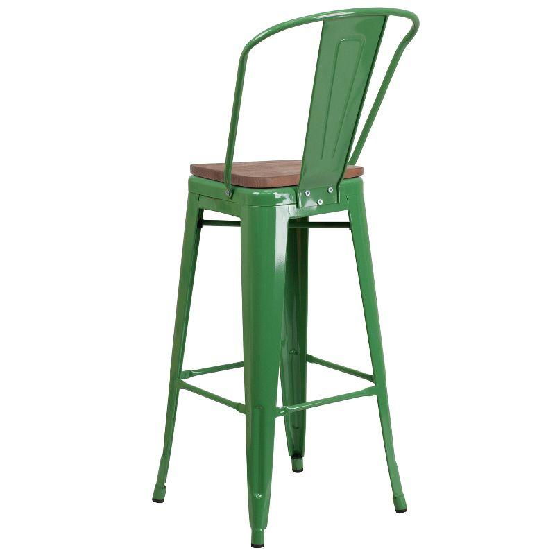 Flash Furniture Steel Outdoor Stool