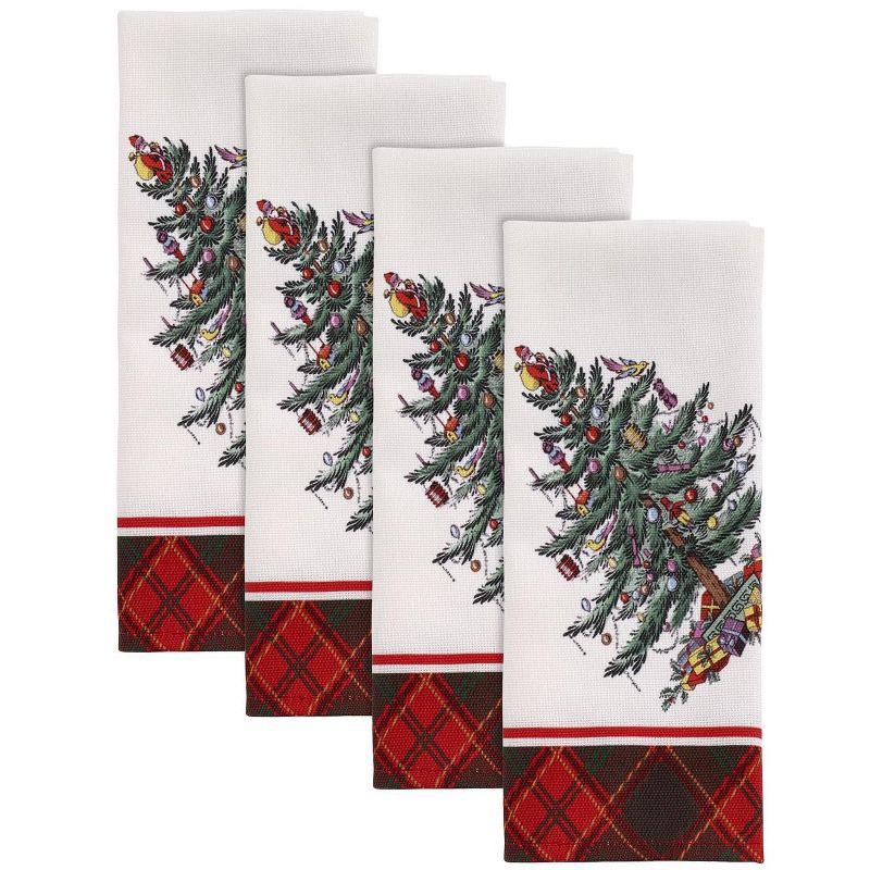 Christmas Tree Tartan Napkins