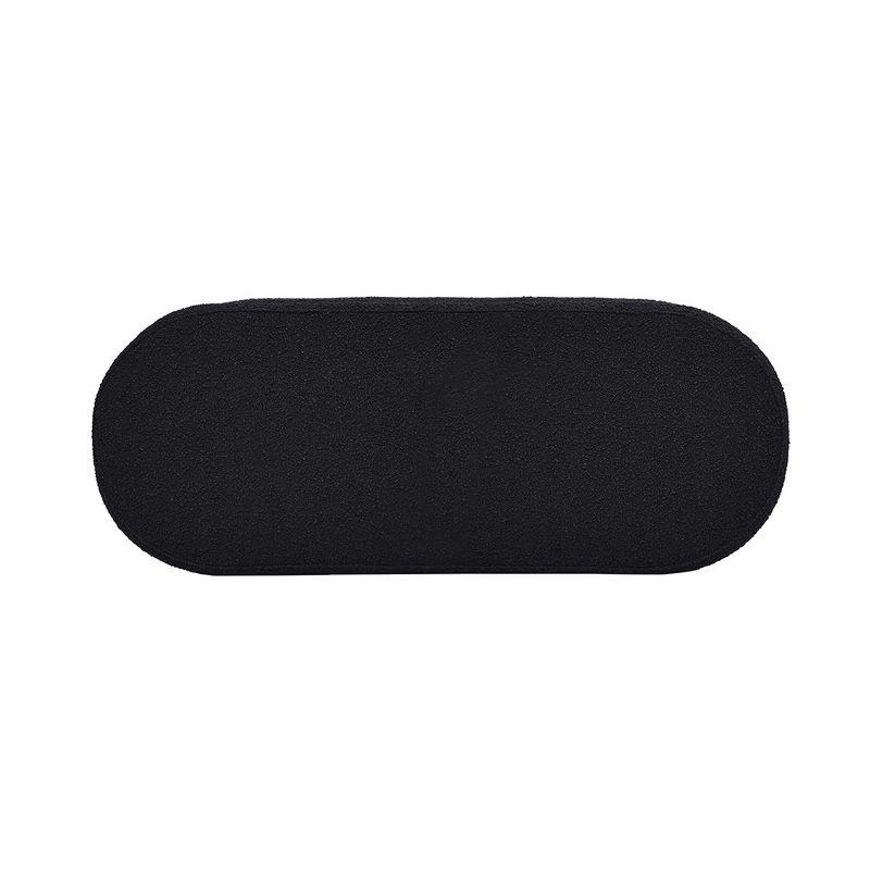 Everly Quinn Boucle Upholstered Storage Bench