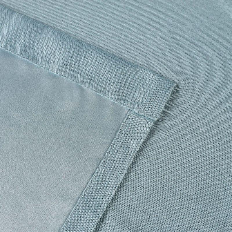 Gracie Oaks Evayah Modern Linen Inspired Classic Solid Room Darkening Curtain Panel (Set of 2)