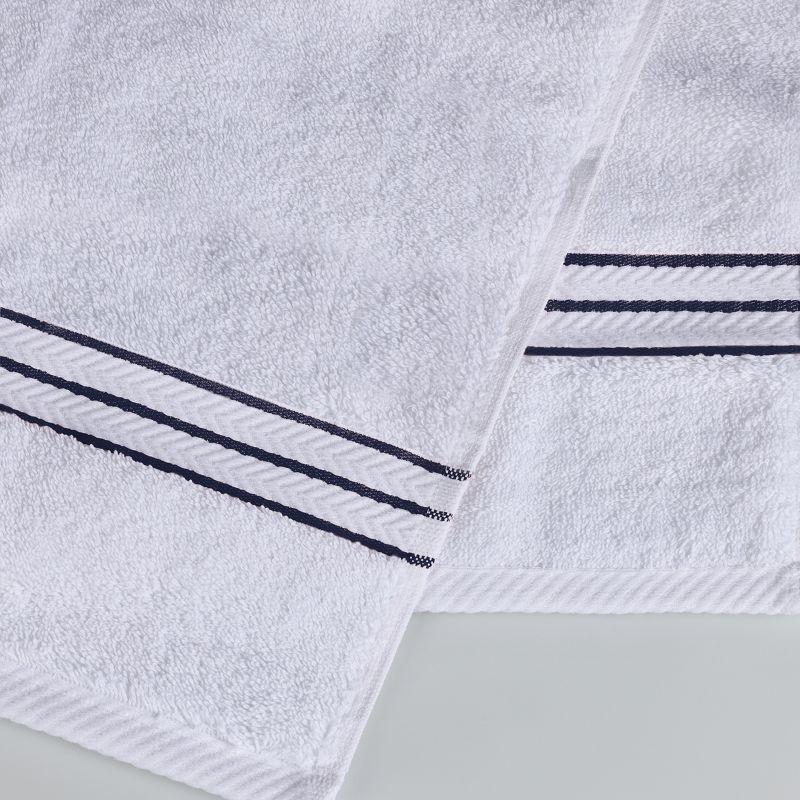 Premium Cotton Solid Plush Heavyweight Hotel Luxury Towel Set by Blue Nile Mills