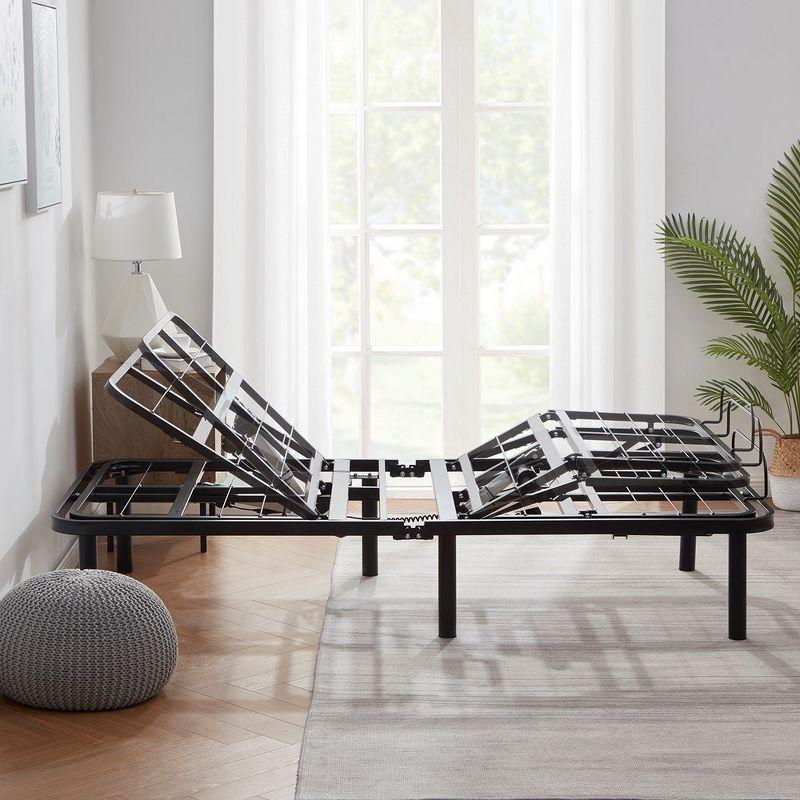 Bryt Basic Adjustable Bed Base, Full Size Bed Frame with Motorized Head and Foot Incline and Wireless Remote