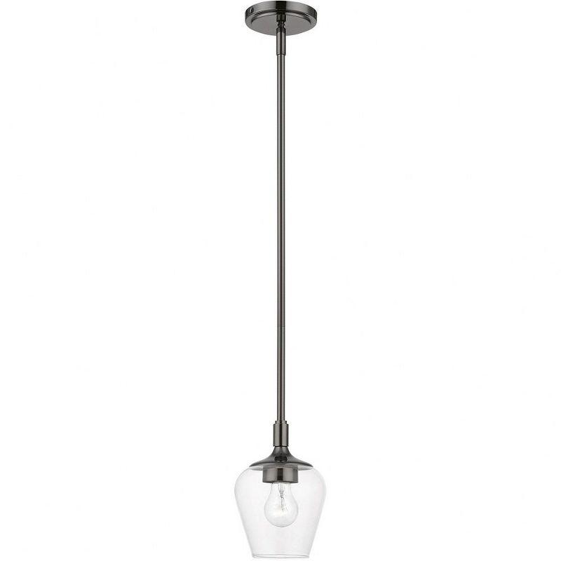 Livex Lighting Willow 1 - Light Pendant in  Black Chrome