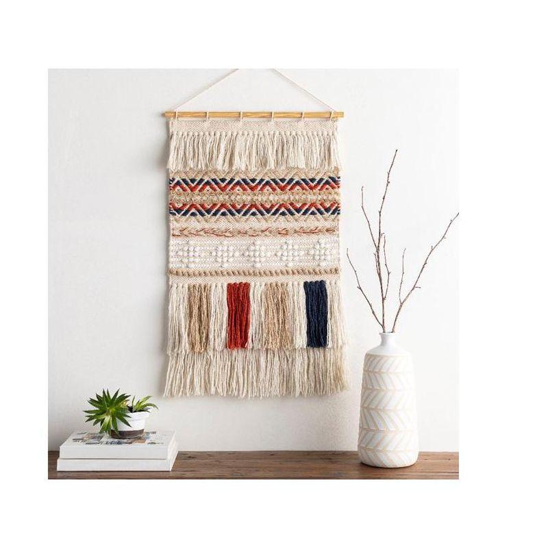 Mark & Day Niederndorf 32"H x 20"W Bohemian/Global Khaki Wall Tapestries