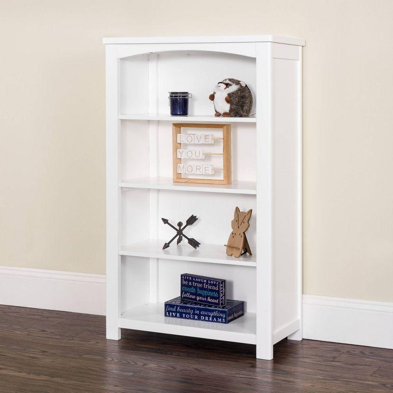 Harmony Matte White Adjustable Kids' Bookshelf for Toys and Books