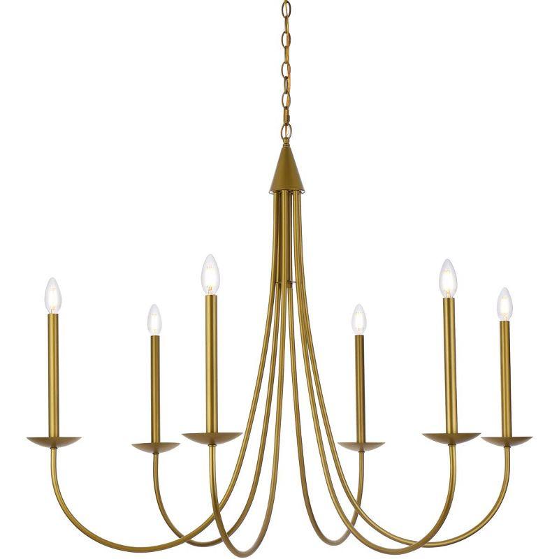 Elegant Lighting Cohen 42 inch pendant in brass