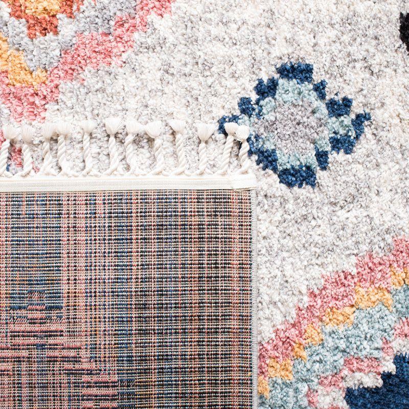 Morocco MRC940 Power Loomed Area Rug - Ivory/Multi - 6'7"x6'7" - Safavieh.