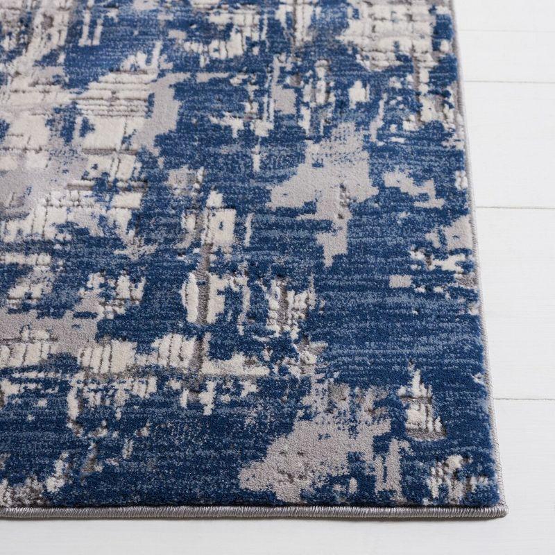 Meadow 100 MDW178 Power Loomed Indoor Area Rug - Ivory Grey/Blue - 9'x12' - Safavieh