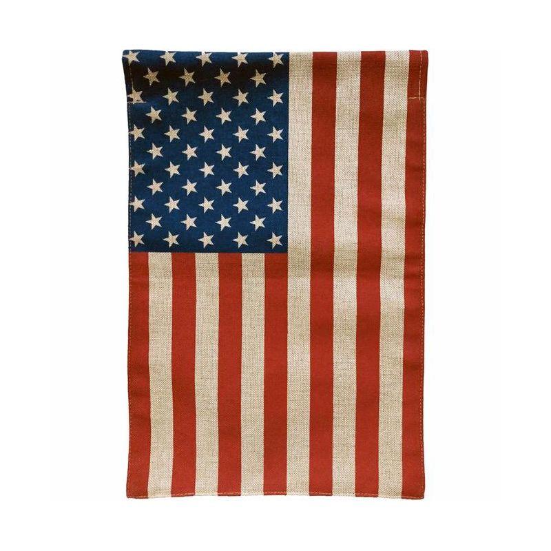 American Flag Burlap Garden Flag 18" x 12.5" Briarwood Lane