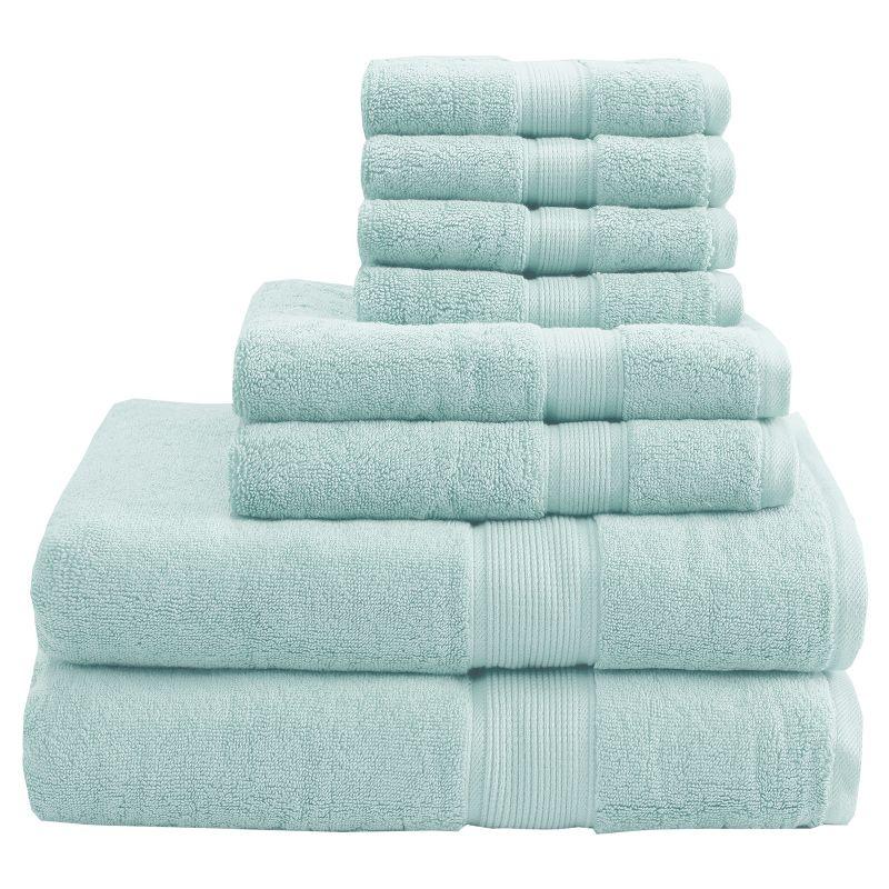 8pc Cotton Bath Towel Set