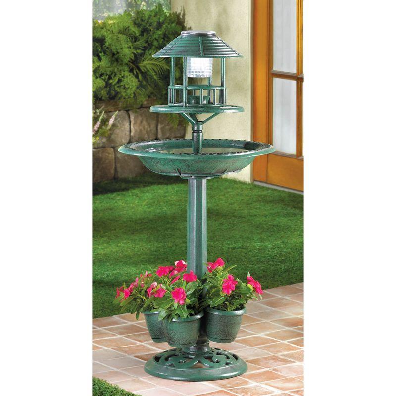 Zingz & Thingz Verdigris Garden Centerpiece 17x17x36.5"