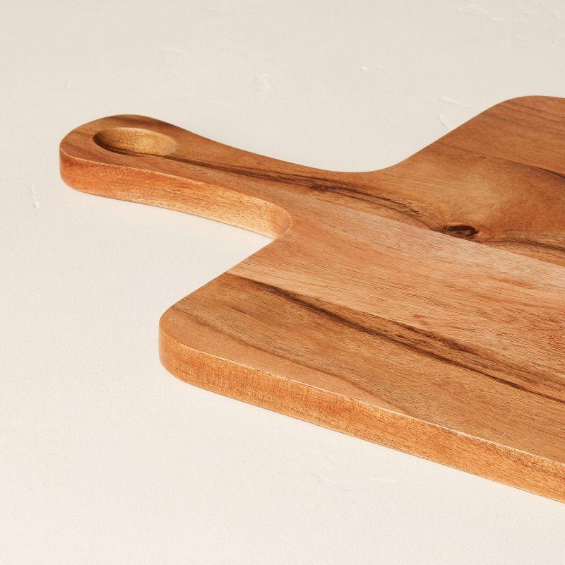 11"x16" Wood Cutting & Serve Board Brown - Hearth & Hand™ with Magnolia