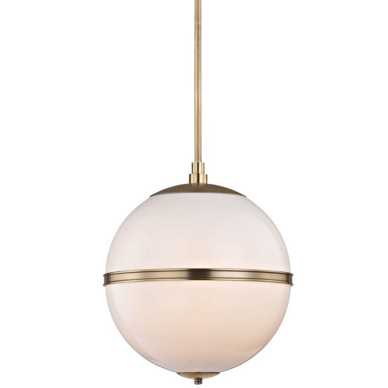 Crystorama Lighting Truax 3 - Light Pendant in  Aged Brass
