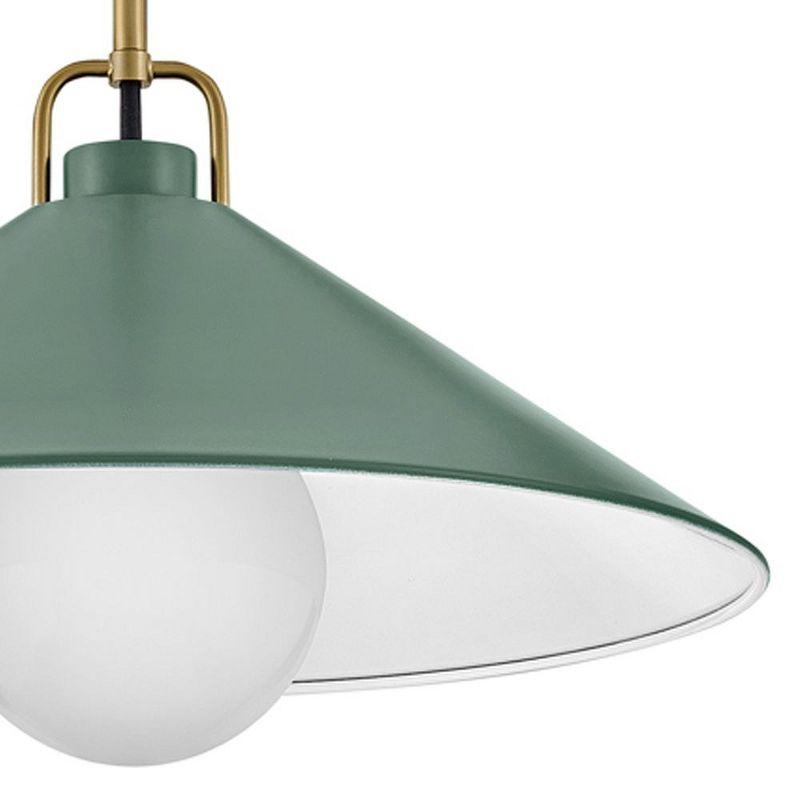 Zoë Single Light Metal Steel Dimmable Pendant