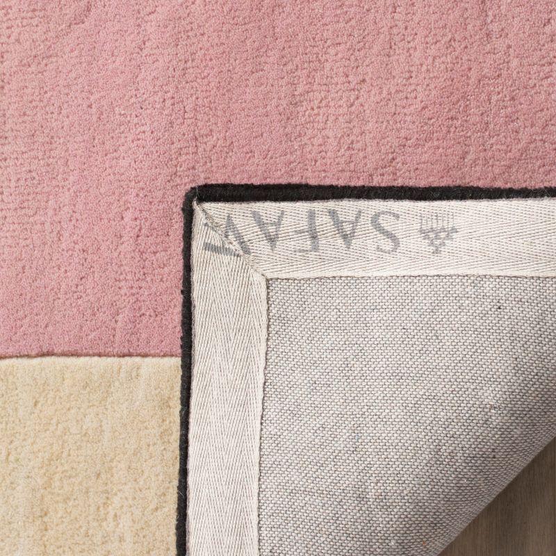 Fifth Avenue FTV122 Hand Tufted Area Rug - Ivory/Black - 5'x5' - Safavieh.