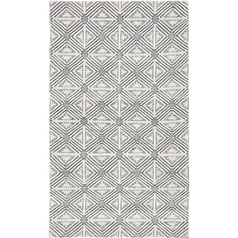 Foundry Select Ashaud Hand Loomed Wool And Cotton With Latex Geometric Rug