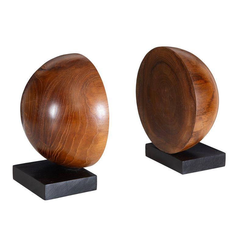 Uttermost Uttermost Teak And Noir Bookends Set
