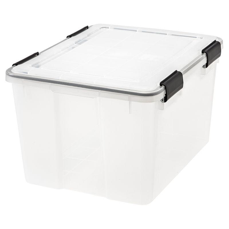 IRIS USA, Inc. 6.5 Qt./2 Gal. Weatherproof Storage Tote