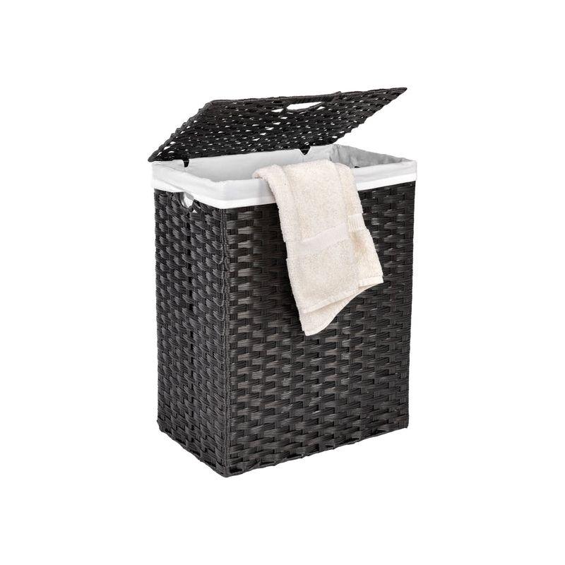 Handwoven Rectangle Laundry Hamper