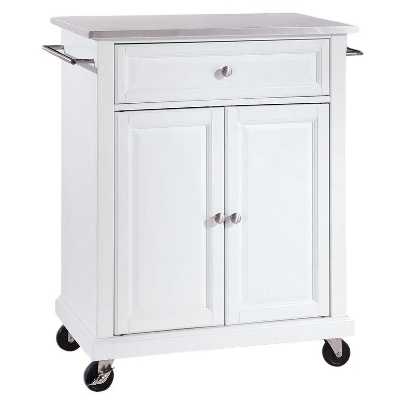 Stainless Steel Top Portable Kitchen Cart/Island - Crosley