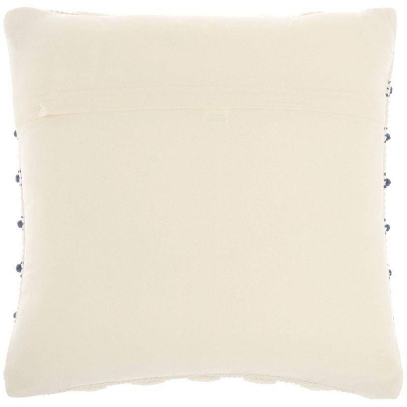 Mina Victory Striped Cotton, Polyester Throw Pillow