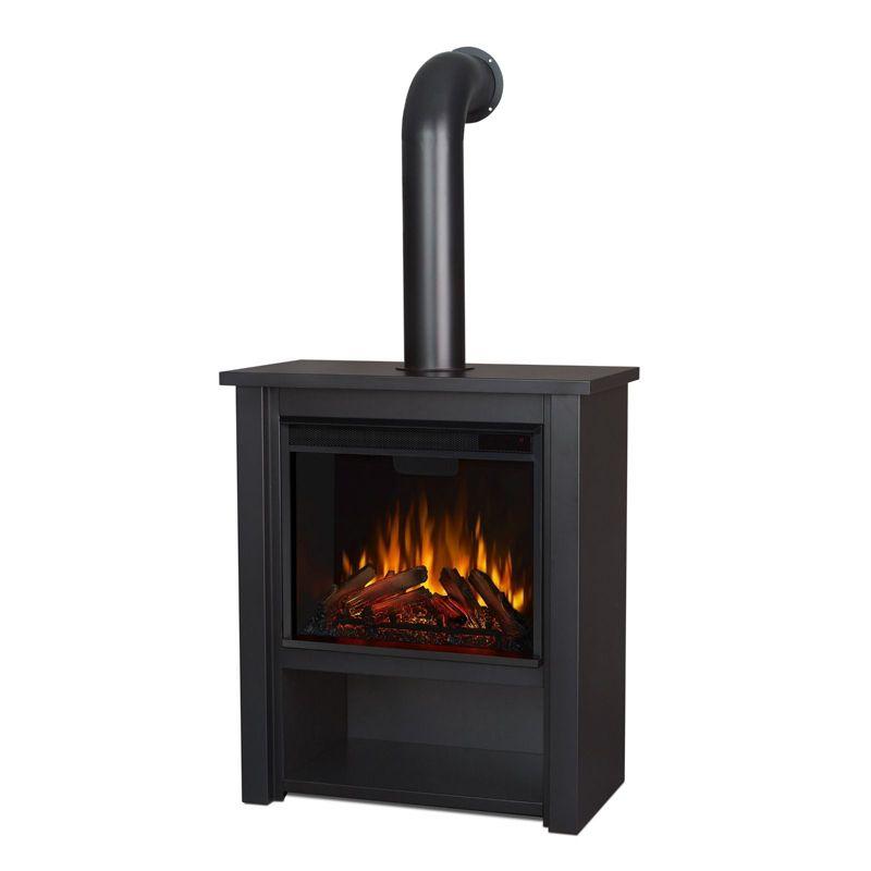 Hollis 32" Electric Fireplace in Black by Real Flame