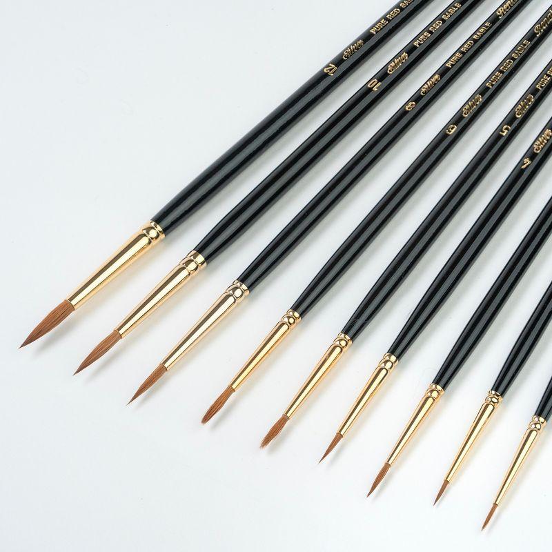Silver Brush Renaissance Rounds, 9 Brushes